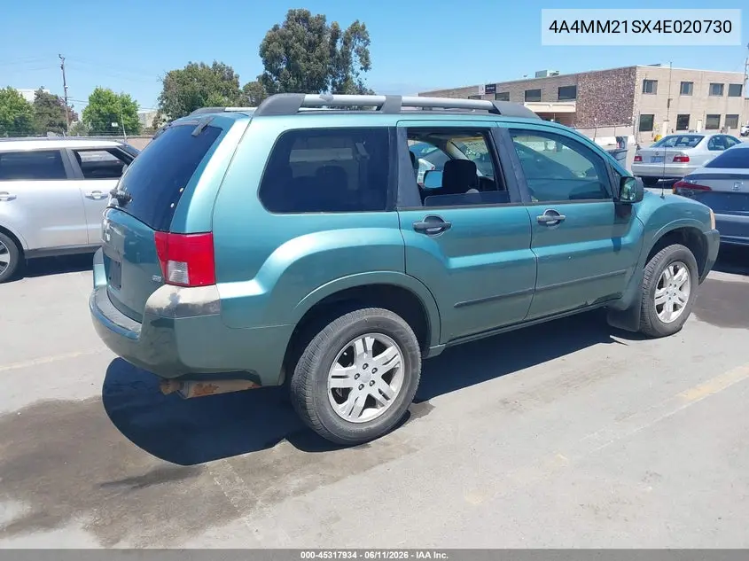 2004 Mitsubishi Endeavor Ls VIN: 4A4MM21SX4E020730 Lot: 45317934
