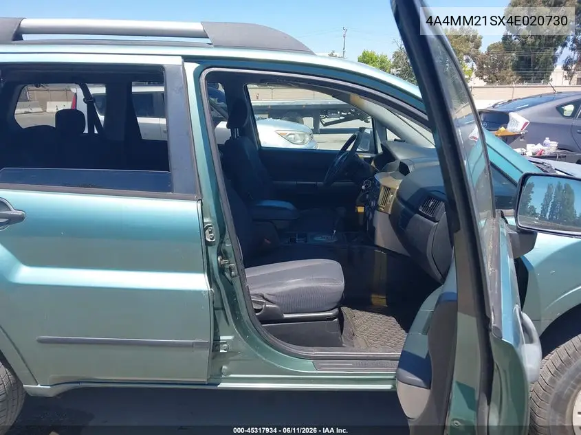2004 Mitsubishi Endeavor Ls VIN: 4A4MM21SX4E020730 Lot: 45317934