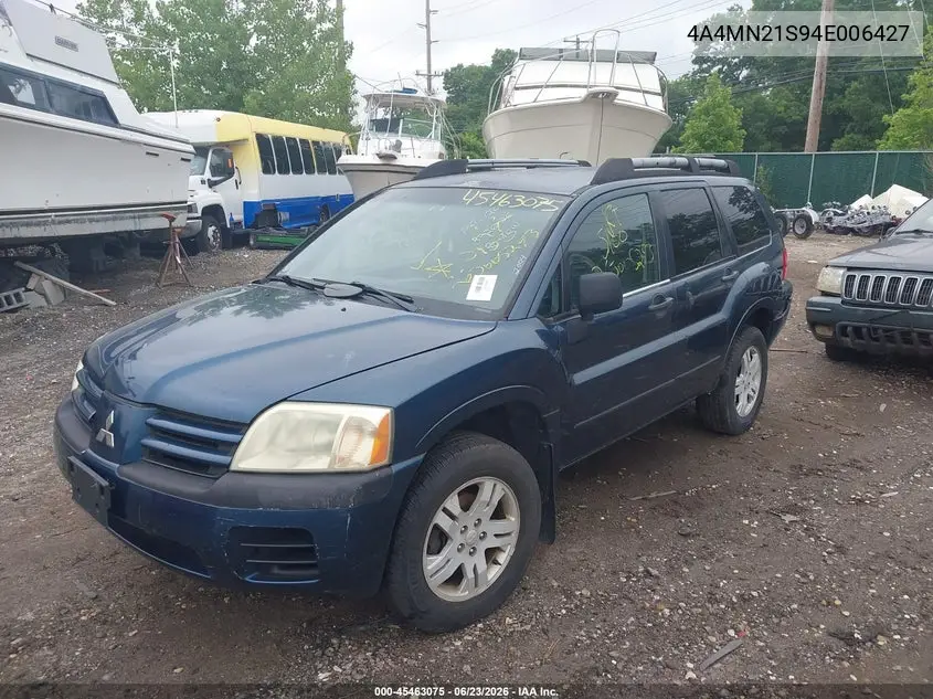 2004 Mitsubishi Endeavor Ls VIN: 4A4MN21S94E006427 Lot: 45463075