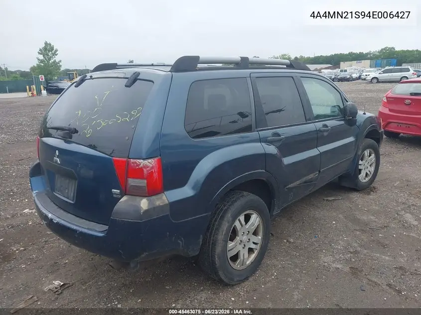 2004 Mitsubishi Endeavor Ls VIN: 4A4MN21S94E006427 Lot: 45463075