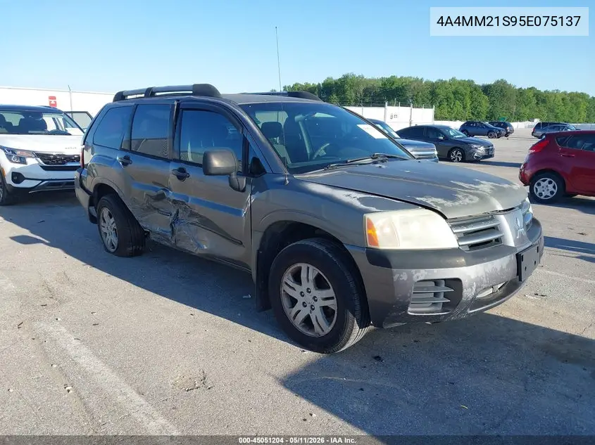 2005 Mitsubishi Endeavor Ls VIN: 4A4MM21S95E075137 Lot: 45051204