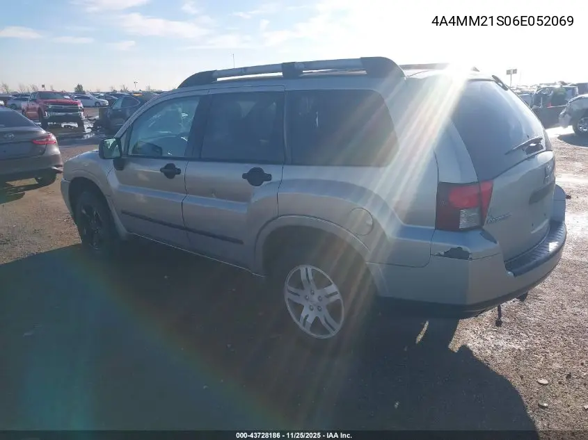 2006 Mitsubishi Endeavor Ls VIN: 4A4MM21S06E052069 Lot: 43728186