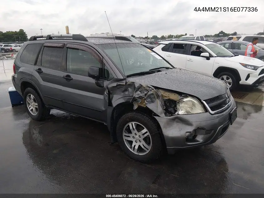 2006 Mitsubishi Endeavor Ls VIN: 4A4MM21S16E077336 Lot: 45486072