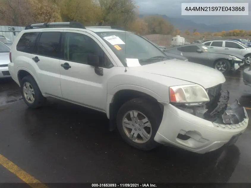 2007 Mitsubishi Endeavor Ls VIN: 4A4MN21S97E043868 Lot: 31653893