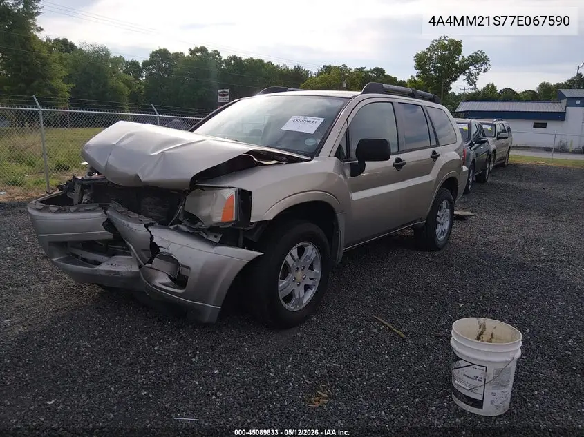 2007 Mitsubishi Endeavor Ls VIN: 4A4MM21S77E067590 Lot: 45089833