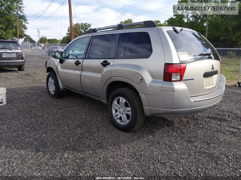 2007 Mitsubishi Endeavor Ls VIN: 4A4MM21S77E067590 Lot: 45089833