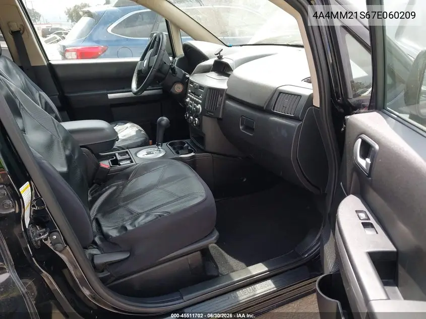 2007 Mitsubishi Endeavor Ls VIN: 4A4MM21S67E060209 Lot: 45511702