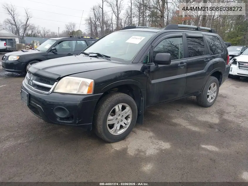 2008 Mitsubishi Endeavor Ls VIN: 4A4MM21S08E038272 Lot: 44551374