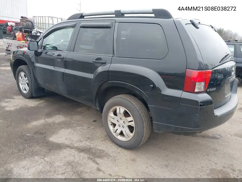 2008 Mitsubishi Endeavor Ls VIN: 4A4MM21S08E038272 Lot: 44551374