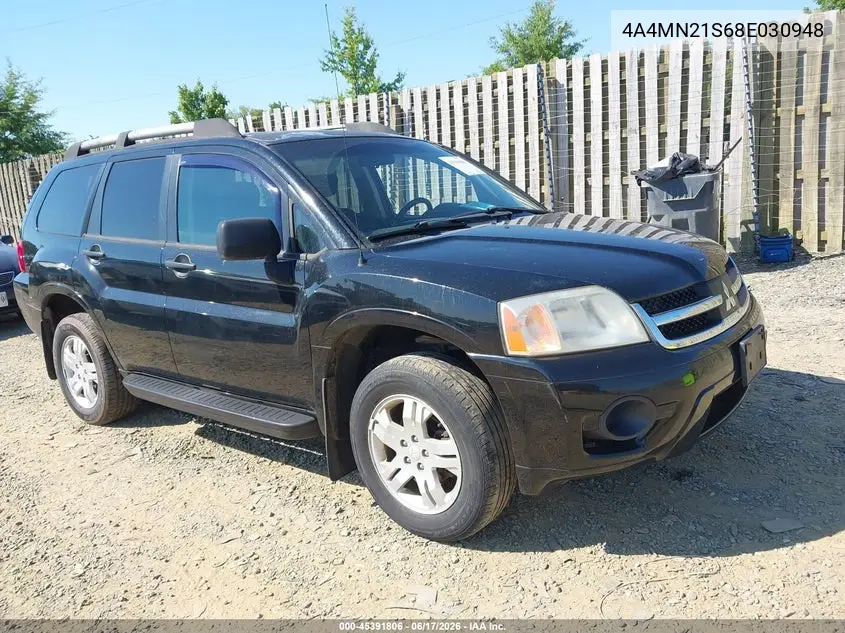 2008 Mitsubishi Endeavor Ls VIN: 4A4MN21S68E030948 Lot: 45391806