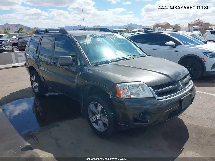 2010 Mitsubishi Endeavor Se VIN: 4A4JM3AS6AE001130 Lot: 45048807