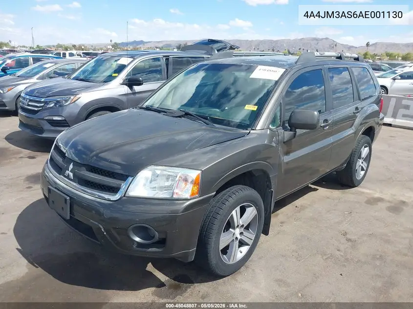 2010 Mitsubishi Endeavor Se VIN: 4A4JM3AS6AE001130 Lot: 45048807