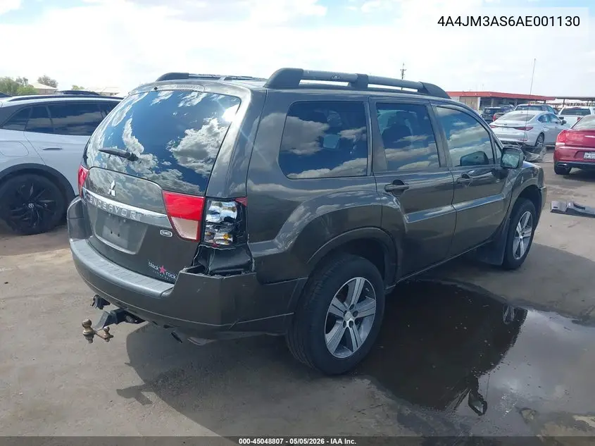 2010 Mitsubishi Endeavor Se VIN: 4A4JM3AS6AE001130 Lot: 45048807