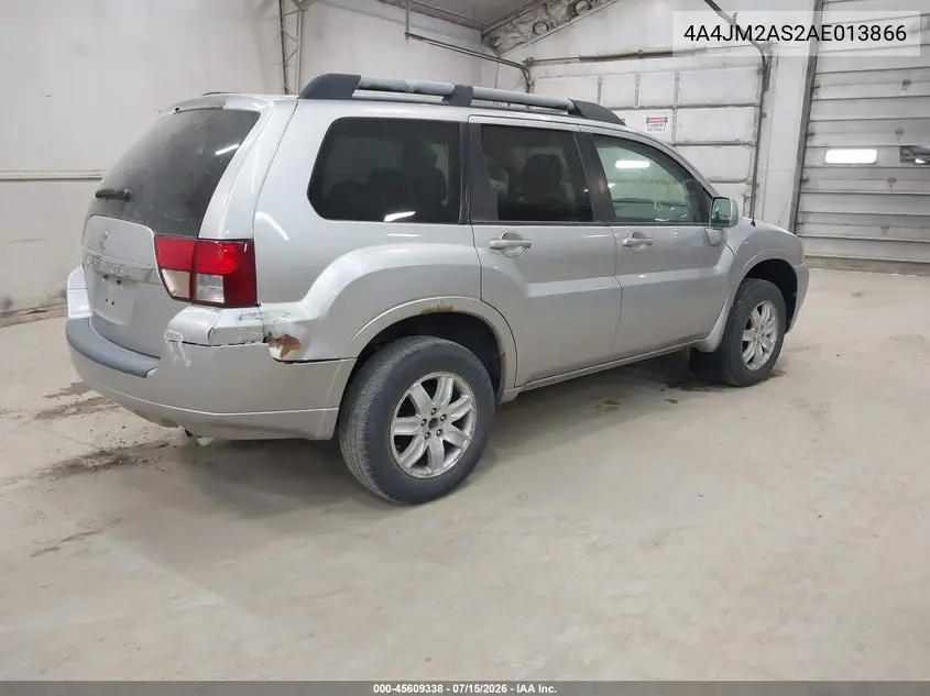 2010 Mitsubishi Endeavor Ls VIN: 4A4JM2AS2AE013866 Lot: 45609338