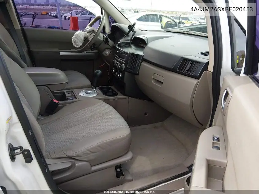 2011 Mitsubishi Endeavor Ls VIN: 4A4JM2ASXBE020453 Lot: 44353961