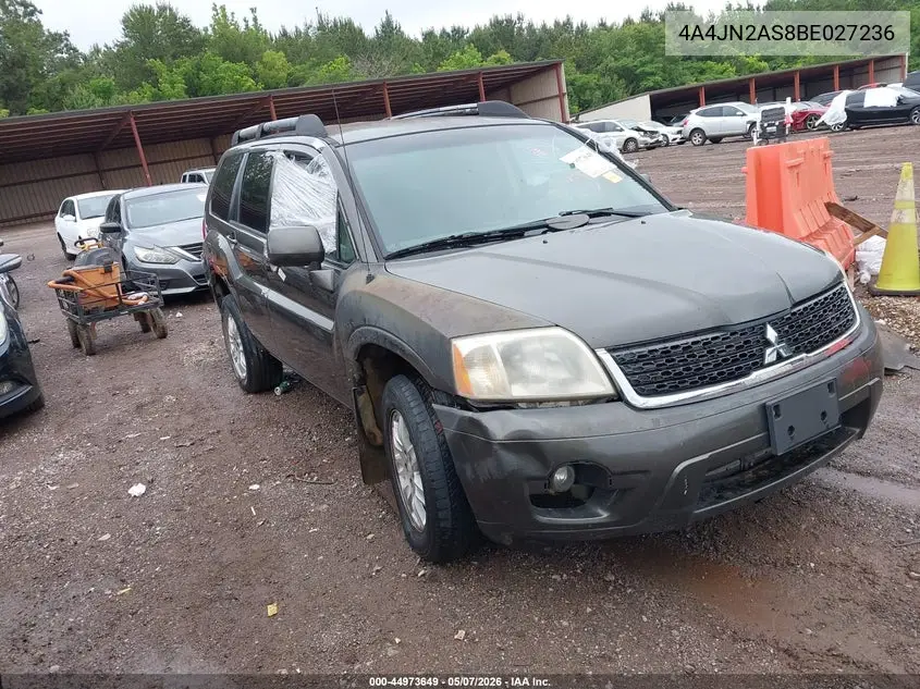2011 Mitsubishi Endeavor VIN: 4A4JN2AS8BE027236 Lot: 44973649