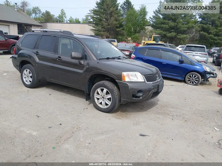 2011 Mitsubishi Endeavor VIN: 4A4JN2AS9BE004385 Lot: 45120774