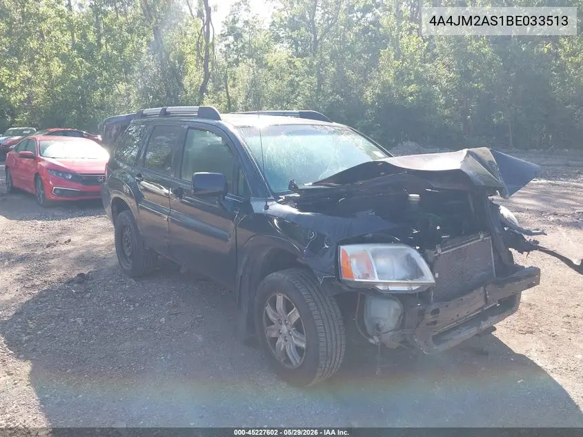 2011 Mitsubishi Endeavor Ls VIN: 4A4JM2AS1BE033513 Lot: 45227602