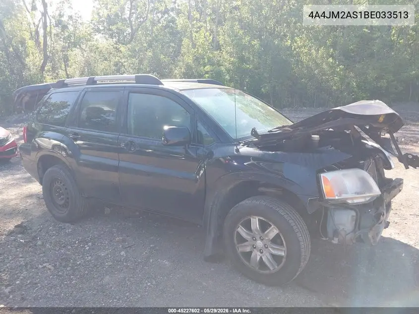 2011 Mitsubishi Endeavor Ls VIN: 4A4JM2AS1BE033513 Lot: 45227602
