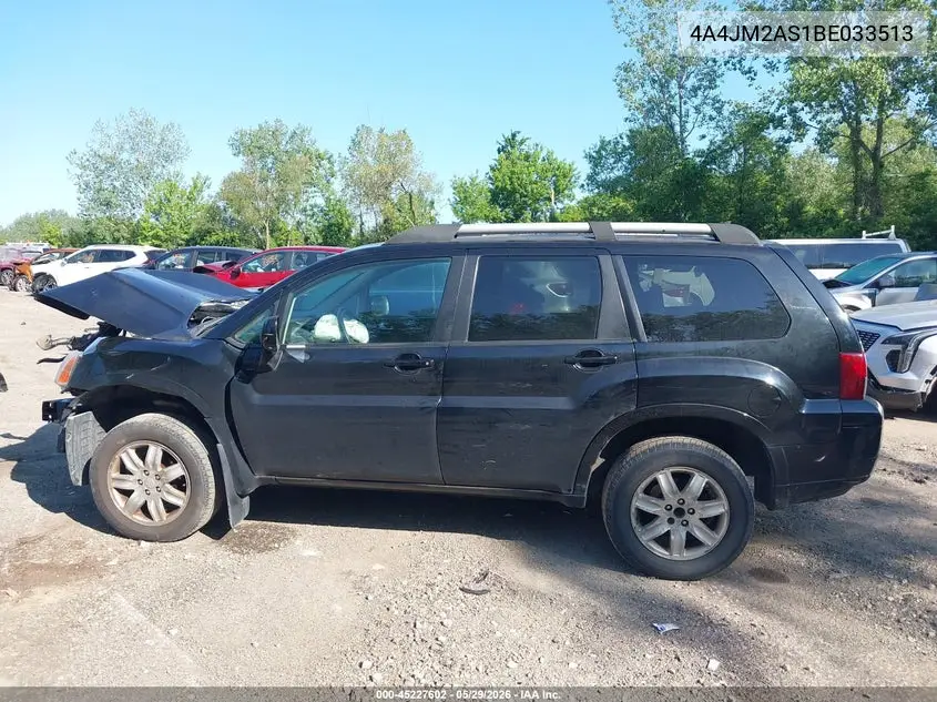 2011 Mitsubishi Endeavor Ls VIN: 4A4JM2AS1BE033513 Lot: 45227602