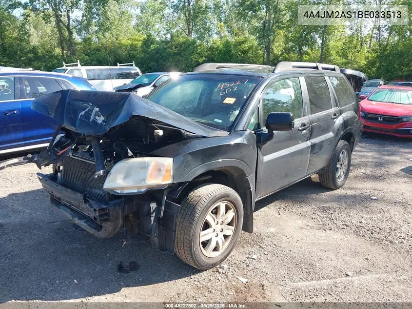 2011 Mitsubishi Endeavor Ls VIN: 4A4JM2AS1BE033513 Lot: 45227602