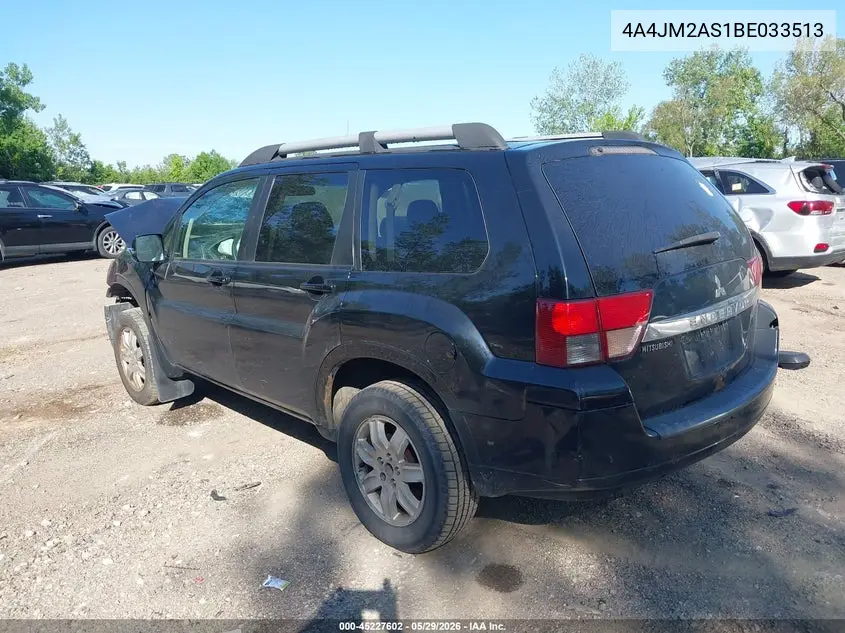 2011 Mitsubishi Endeavor Ls VIN: 4A4JM2AS1BE033513 Lot: 45227602