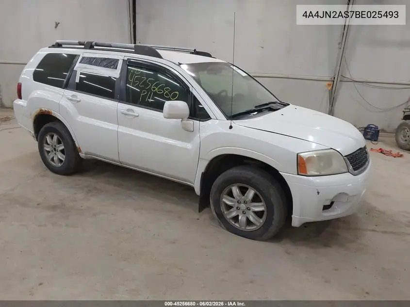 2011 Mitsubishi Endeavor Ls VIN: 4A4JN2AS7BE025493 Lot: 45256680