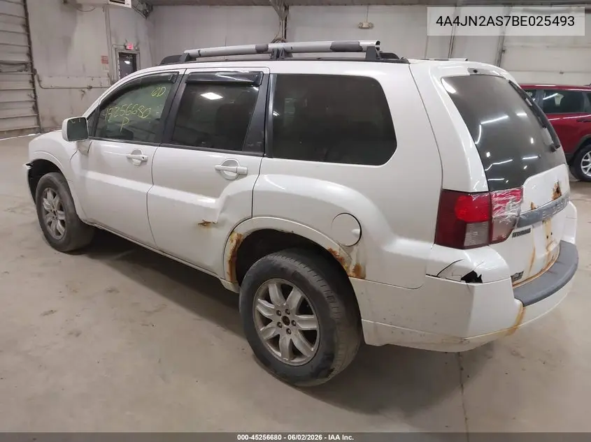2011 Mitsubishi Endeavor Ls VIN: 4A4JN2AS7BE025493 Lot: 45256680