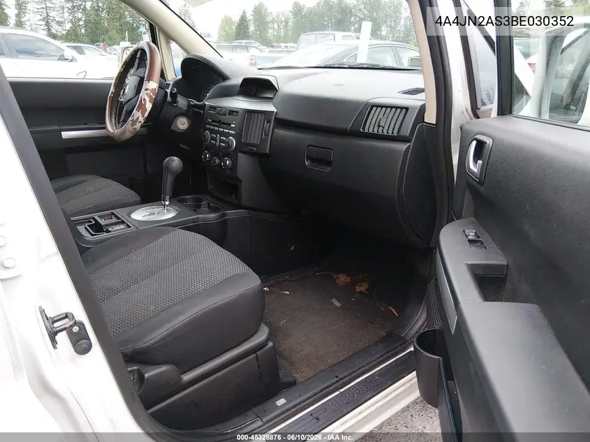 2011 Mitsubishi Endeavor VIN: 4A4JN2AS3BE030352 Lot: 45328876