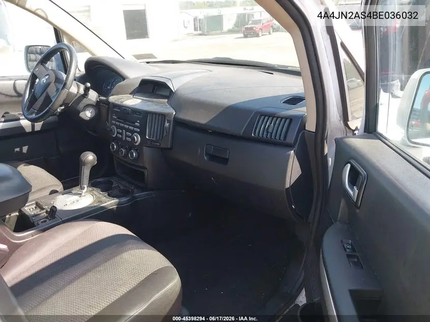 2011 Mitsubishi Endeavor VIN: 4A4JN2AS4BE036032 Lot: 45398294