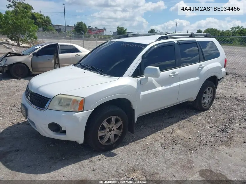 2011 Mitsubishi Endeavor Ls VIN: 4A4JM2AS1BE034466 Lot: 45405898