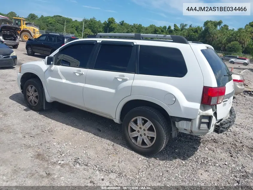 2011 Mitsubishi Endeavor Ls VIN: 4A4JM2AS1BE034466 Lot: 45405898