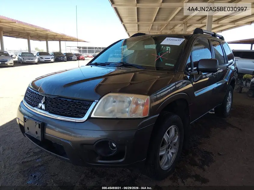 2011 Mitsubishi Endeavor VIN: 4A4JN2AS5BE030997 Lot: 45493031