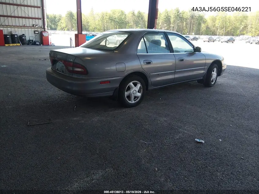1995 Mitsubishi Galant Es/Ls VIN: 4A3AJ56G5SE046221 Lot: 45136013
