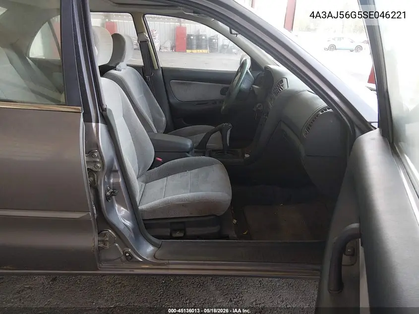 1995 Mitsubishi Galant Es/Ls VIN: 4A3AJ56G5SE046221 Lot: 45136013