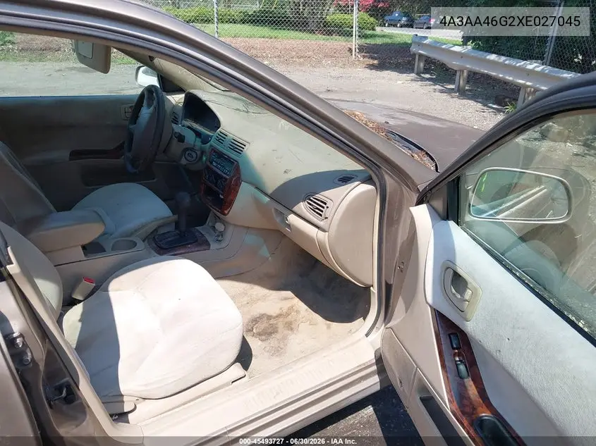 1999 Mitsubishi Galant Es VIN: 4A3AA46G2XE027045 Lot: 45493727