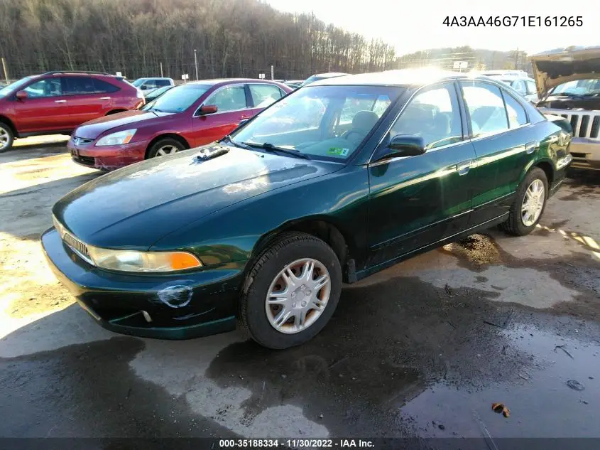 2001 Mitsubishi Galant Es VIN: 4A3AA46G71E161265 Lot: 35188334