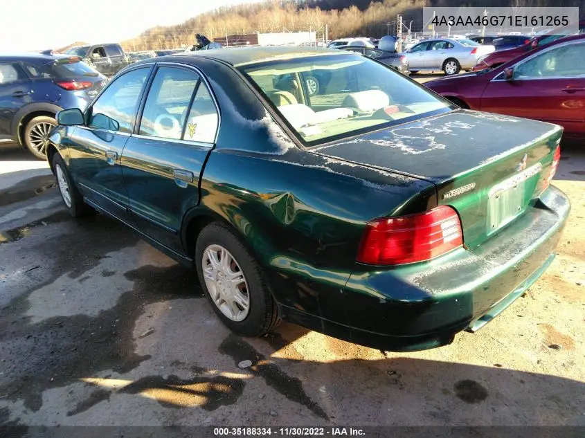 2001 Mitsubishi Galant Es VIN: 4A3AA46G71E161265 Lot: 35188334