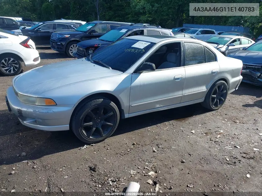 2001 Mitsubishi Galant Es VIN: 4A3AA46G11E140783 Lot: 45191703