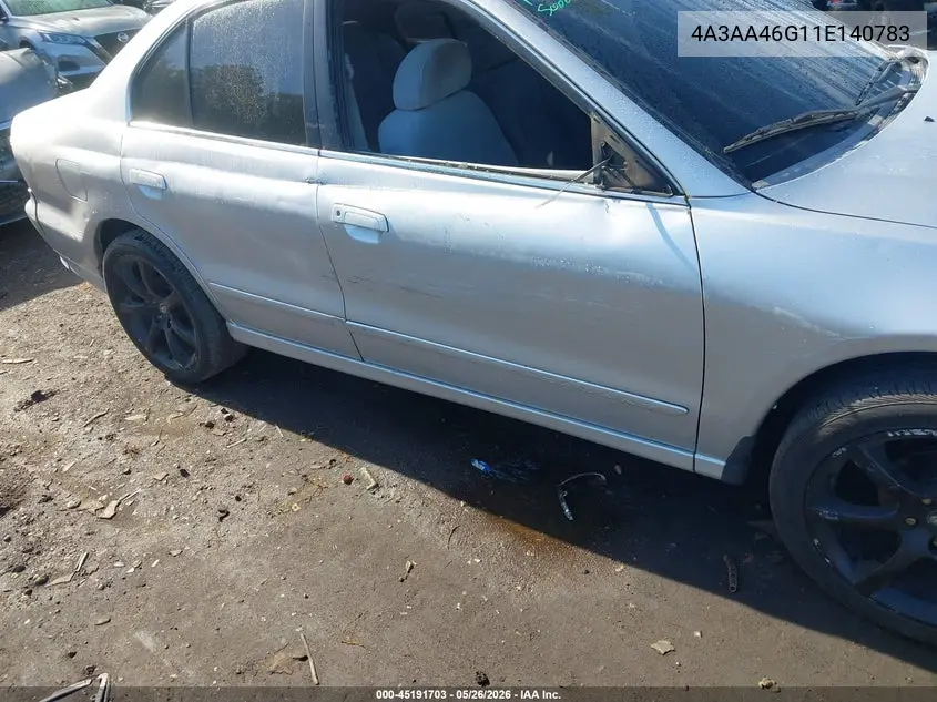 2001 Mitsubishi Galant Es VIN: 4A3AA46G11E140783 Lot: 45191703