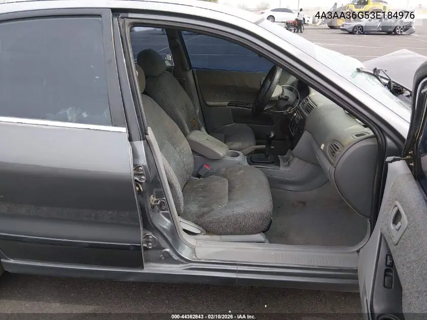 2003 Mitsubishi Galant De VIN: 4A3AA36G53E184976 Lot: 44362843