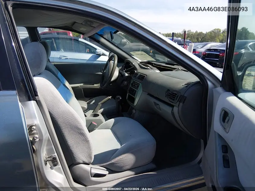2003 Mitsubishi Galant Es/Ls VIN: 4A3AA46G83E086093 Lot: 44902857