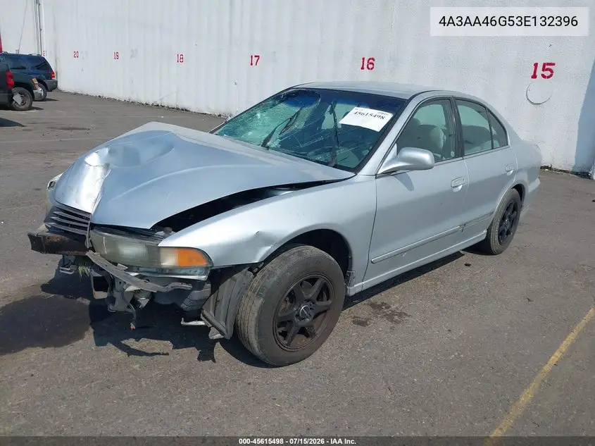 2003 Mitsubishi Galant Es/Ls VIN: 4A3AA46G53E132396 Lot: 45615498