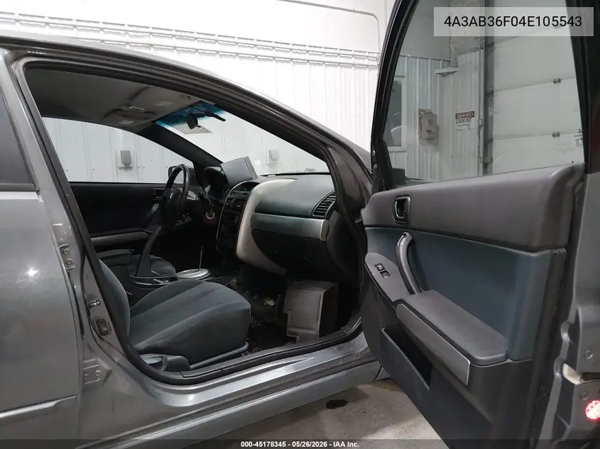 2004 Mitsubishi Galant Es VIN: 4A3AB36F04E105543 Lot: 45178345