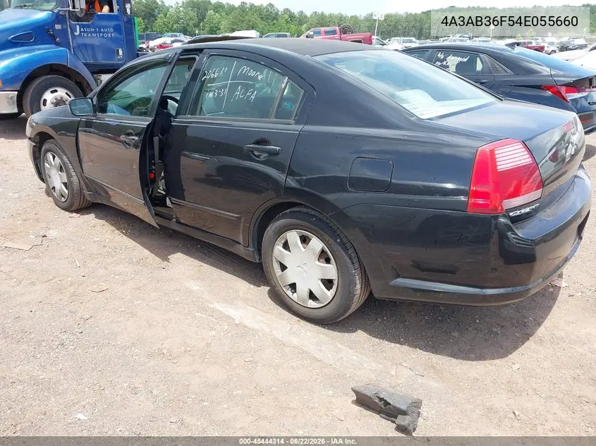 2004 Mitsubishi Galant Es VIN: 4A3AB36F54E055660 Lot: 45444314