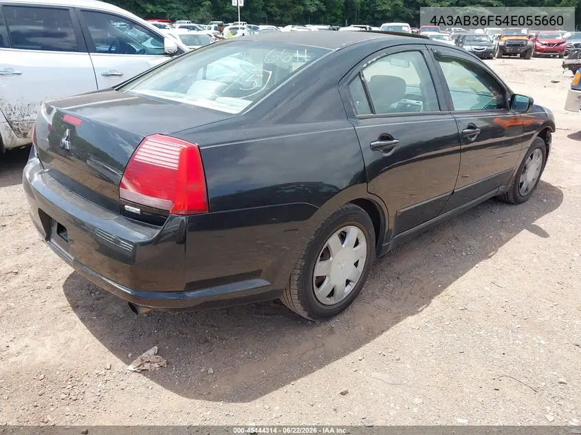 2004 Mitsubishi Galant Es VIN: 4A3AB36F54E055660 Lot: 45444314