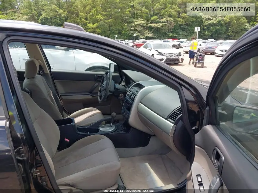 2004 Mitsubishi Galant Es VIN: 4A3AB36F54E055660 Lot: 45444314