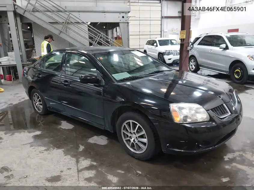 2004 Mitsubishi Galant Es VIN: 4A3AB46FX4E065901 Lot: 45546582