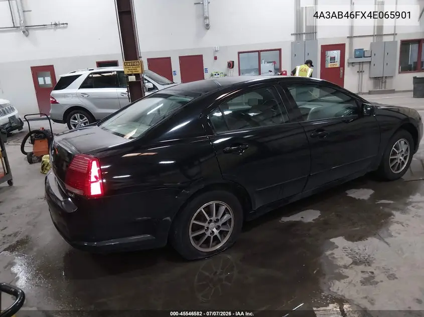 2004 Mitsubishi Galant Es VIN: 4A3AB46FX4E065901 Lot: 45546582
