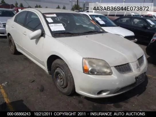 2004 Mitsubishi Galant Ls Medium VIN: 4A3AB36S44E073872 Lot: 8866243